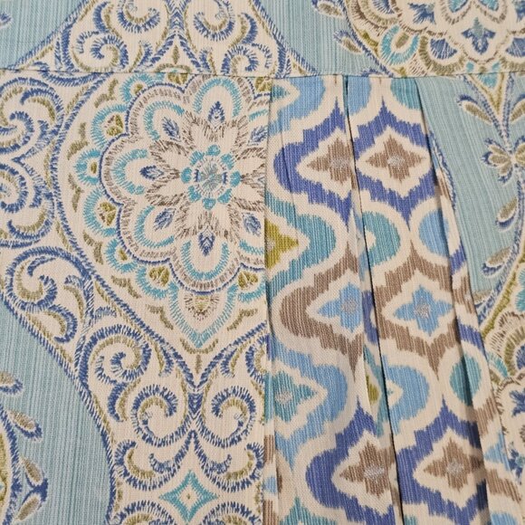 2 Waverly Home Classics Moonlit Medallion Celestial Valances Multicolored Blue - Picture 6 of 8